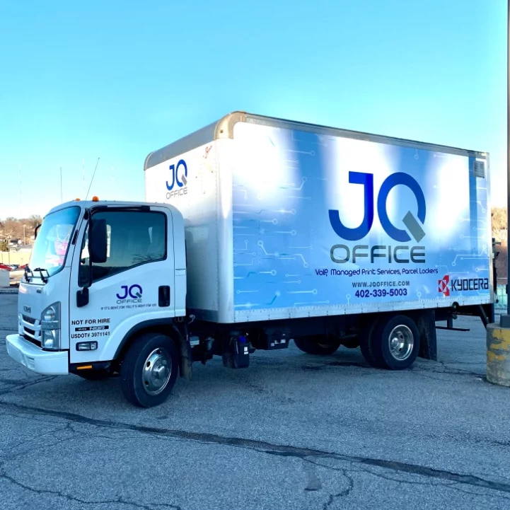 JQ Office truck, serving customers since 1965.